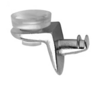 Podpěrka policová na sklo MV03 nikl