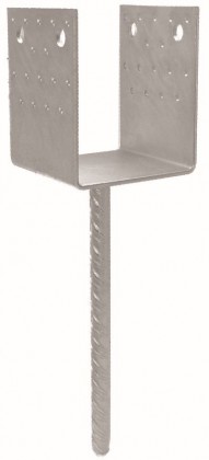 TK-kotevní patka U2 široká 121x120x4-20x250mm