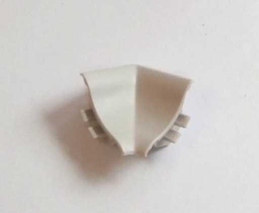 TL Slim line plus (Compact line) vnitř. roh 90° HLINÍK