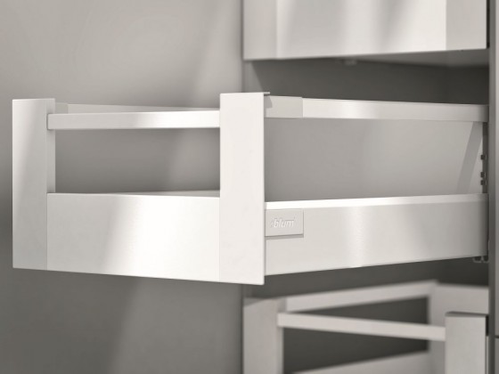 K-BLUM Antaro, zásuvka D 450mm/30kg, Blumotion/TOB, bílá, vnitřní