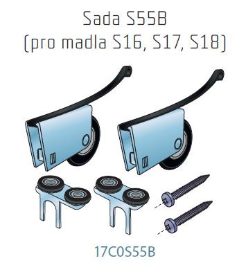 S-sada kování S55B