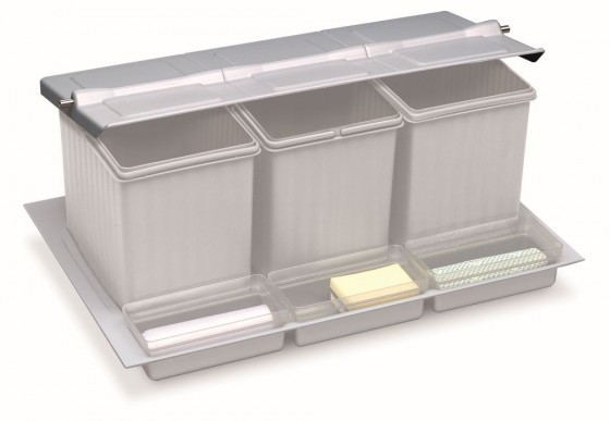 GOLLINUCCI Příslušenství kryt pro Sistema 600mm 2 kryty šedá