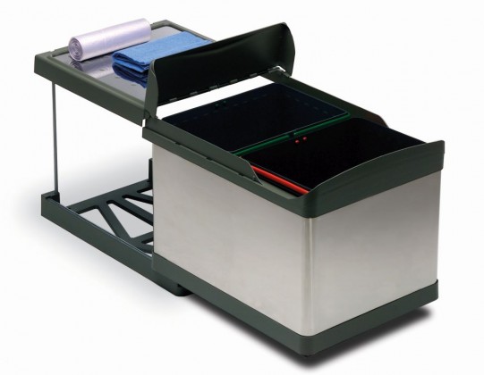 GOLLINUCCI Sorter Linea 503 450mm 2x16l povrch nerez