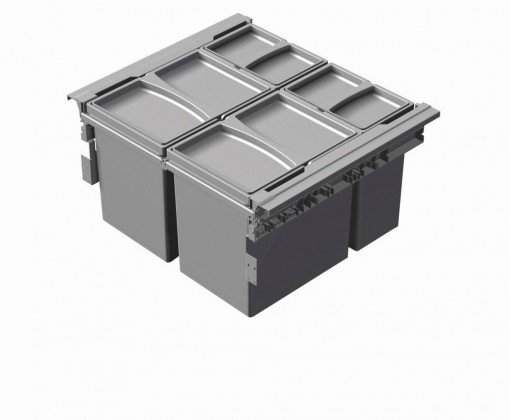 GOLLINUCCI Sorter Concept 560 600mm 6050B 2x17l+2x8l šedá