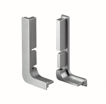 TULIP Gola otevřená koncovka J profilu kov imitace nerezi P+L
