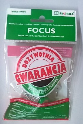 SEVROLL 10196 Focus horní vozík 18mm 2ks