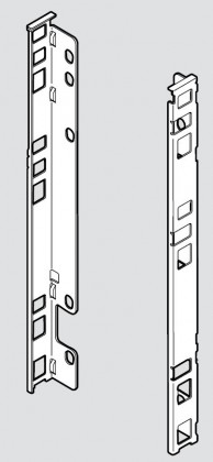 BLUM ZB7F000S Legrabox, držáky zad F, šedá