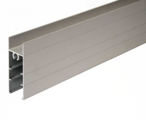 SEVROLL 04453 spodní krycí lišta Simple/Blue 2m 18mm stříbrná