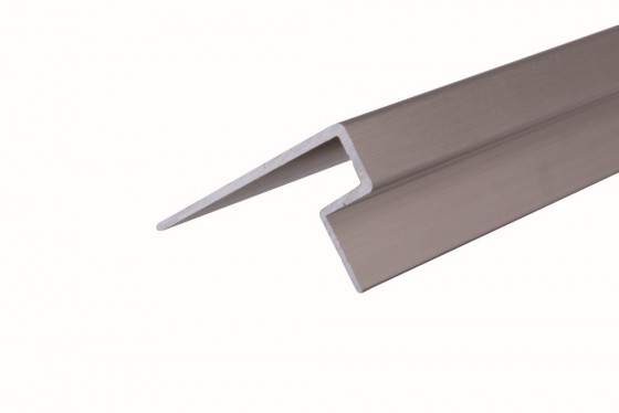 REHAU krycí lišta s přesahem Alu nerez 360L