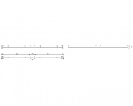 MILADESIGN podnož nízká Mobilar M6316-K stříbrná