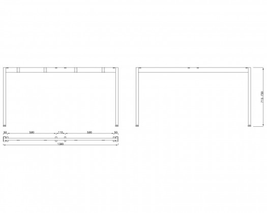 MILADESIGN podnož Mobilar M6314 stříbrná