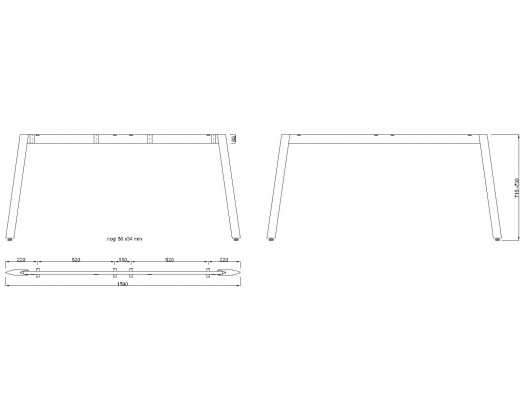MILADESIGN podnož Mobilar M5416T–S stříbrná