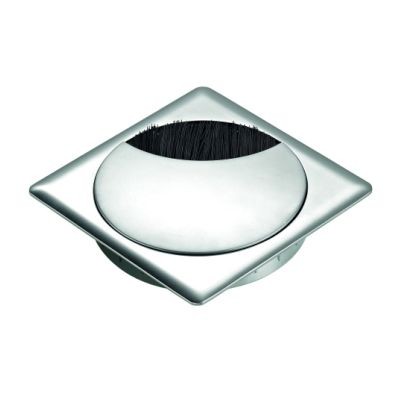 HETTICH 9135193 kabelová průchodka 90x90 mm hliník