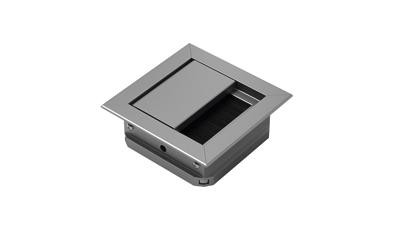 HETTICH 9133402 kabelová průchodka 70x70 mm eloxovaný hliník