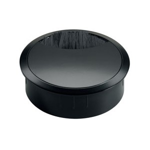 HETTICH 45865 kabelová průchodka 80 mm černý mat