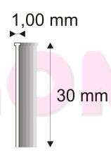 Hřebík Brad 12/30 zinek, 5000 ks