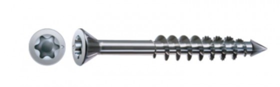 SPAX vrut M4,5x45/30mm zápustná hlava TXS,W,C částečný závit