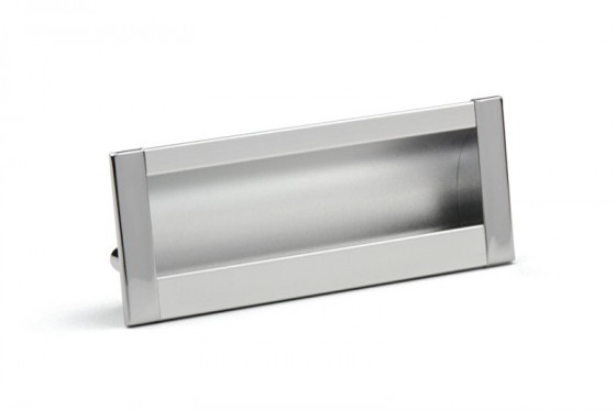 TULIP Úchytka Concava 160 zápustná stříbrná lesklá