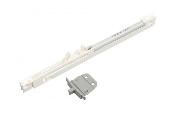 FGV externí tlumič, kolečkový výsuv s bočnicí, bílá