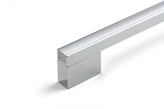 TULIP Úchytka Verona 672 chrom lesklý/eloxovaný hliník + šroubky