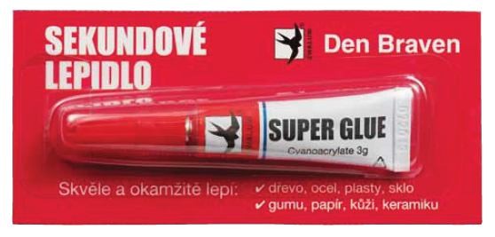 Sekundové lepidlo 3g