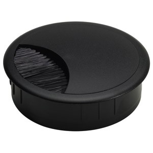 HETTICH 9081327 kabelová průchodka 80 mm černá