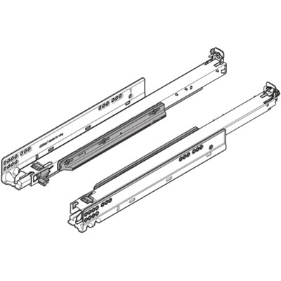 BLUM 766H6000T Movento, celovýsuv 600mm/70kg, Tip-on