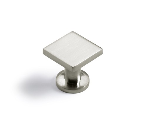 HETTICH 9113224 Knobka FOGO 25x25 mm imitace nerezi