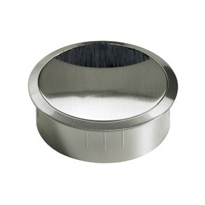 HETTICH 45871 kabelová průchodka 80 mm imitace nerezi