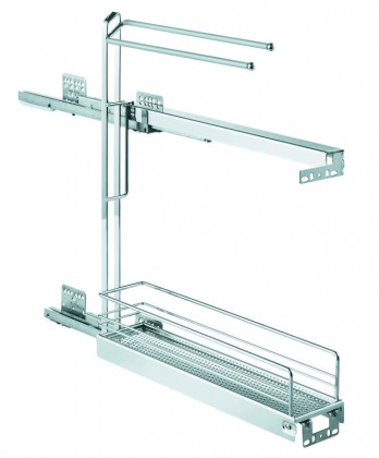 KES 002189 boční koš a držák utěrek, 150mm, Arena Classic, pravý, chrom