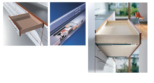 BLUM 560H3500B Tandem, celovýsuv 350mm/30kg, Blumotion