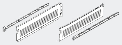 BLUM 320K4500C15 Metabox, zásuvka K 450mm, bílá