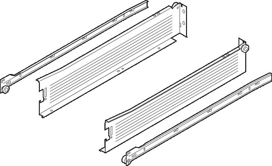 BLUM 320M4000C15 Metabox 86/400mm šedý
