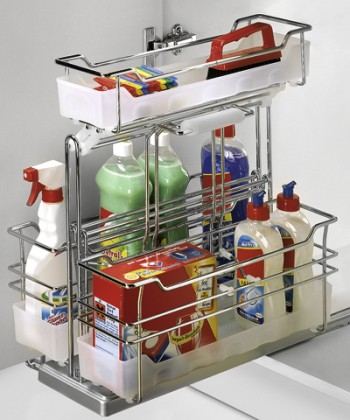 HETTICH 49087 Portero 3 výsuvný koš pod dřez