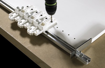 HETTICH 14825 Exakta lišta s 2 dorazy 1000 mm