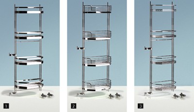 HETTICH 9079849 regál Dispenza Duo 450 1700 mm