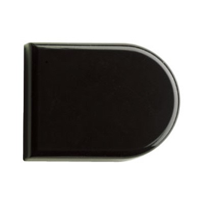 HETTICH 70052 krytka pro závěs na sklo 4,0-5,2mm typ B (tvar D) černá