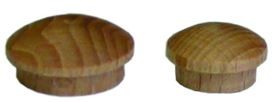 Záslepka - víčko s čepem 15mm borovice