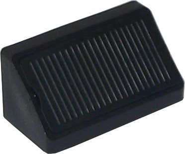 Úhelník spojovací plastový dvojitý 42mm černý