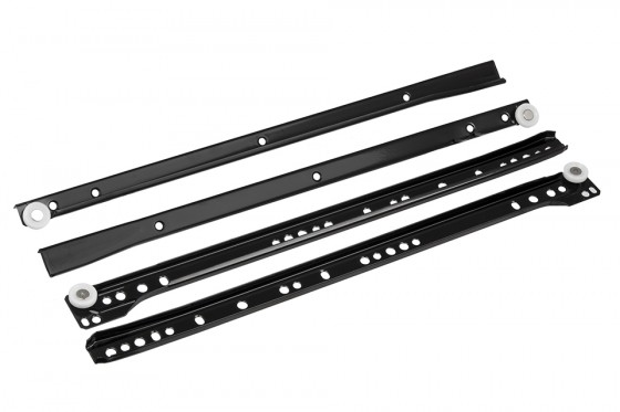 FGV kolečkový výsuv, 300mm/25kg, černá