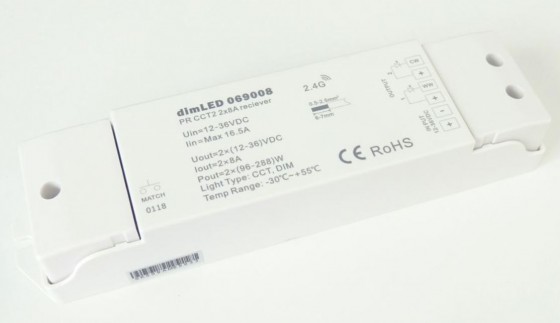 TL-přijímač dimLED PR CCT2