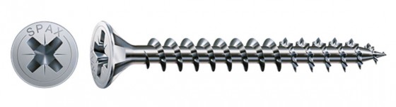 SPAX vrut 3x20 zápustná hlava PZ, W, 4C MH