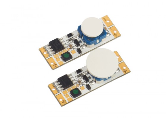 StrongLumio LED mechanický vypínač 12/24V do profilů, 90W/180W