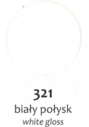 FM-krytka nalepovací 14mm 25ks 321 bílá lesk