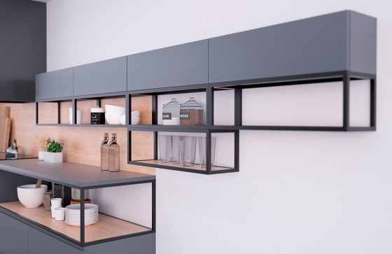 Modulární systém QB Police it 400/250/350-jednopolice černá