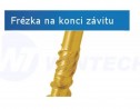 GPR vrut pro dřevo T30 6x60/36mm talířová hlava zinek žlutý, částečný závit