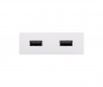 VersaPick, 2x USB, obdélník, bílý mat RAL 9003, zamak