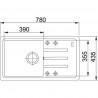 FRANKE Dřez BSG 611-78/39 780 x 435 grafit