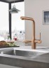 GROHE 30270DL0 Baterie ESSENCE L-výpusť s duální sprchou kartáčovaný Warm Sunset