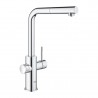 GROHE Blue Home startovní sada s výpustí tvar L 31539000 chrom